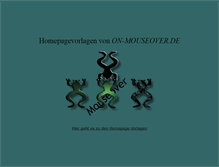 Tablet Screenshot of on-mouseover.de